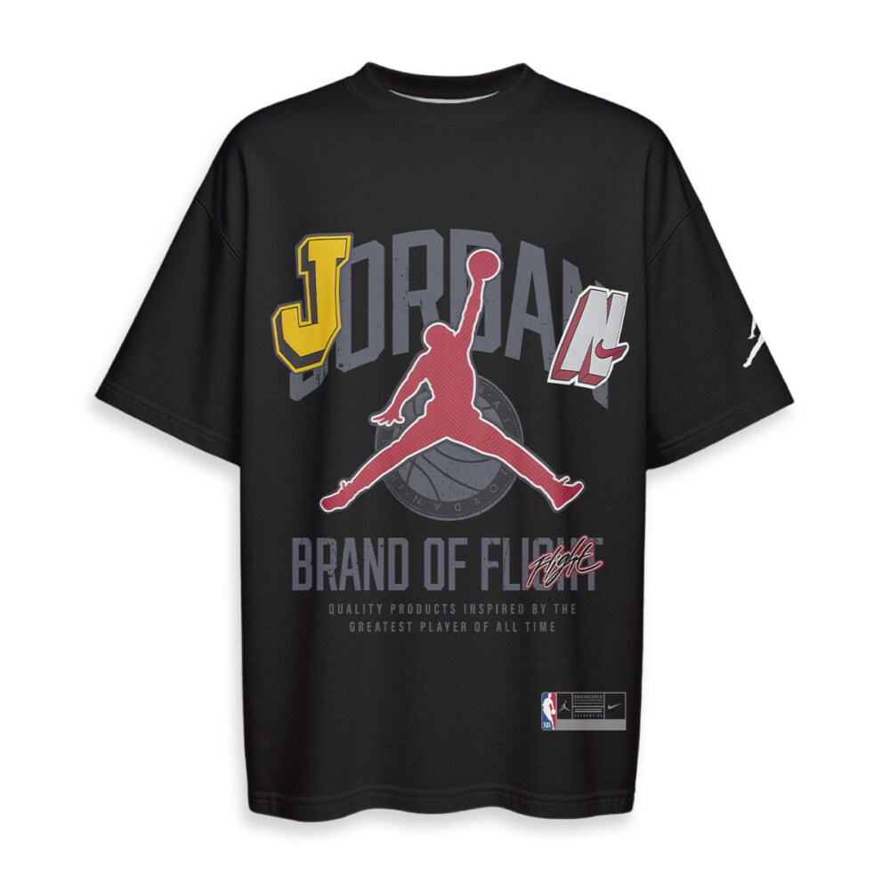 JORDAN - Boxy Drop-Shoulder Tee - Streetwear Fashion