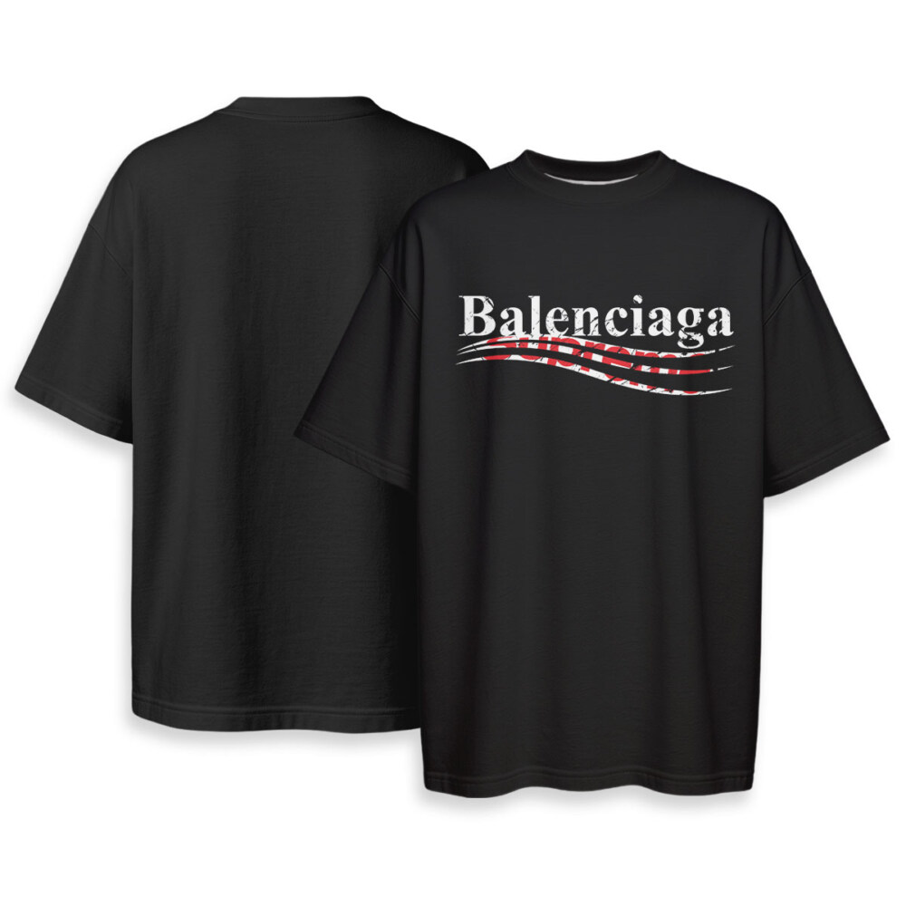 BALENCIAGA, Supreme - Boxy Drop-Shoulder Tee - Streetwear Fashion