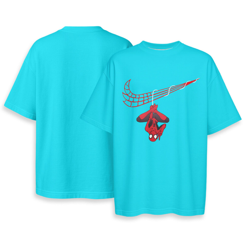 NIKE x Spiderman - Boxy Drop-Shoulder Tee - Streetwear Fashion