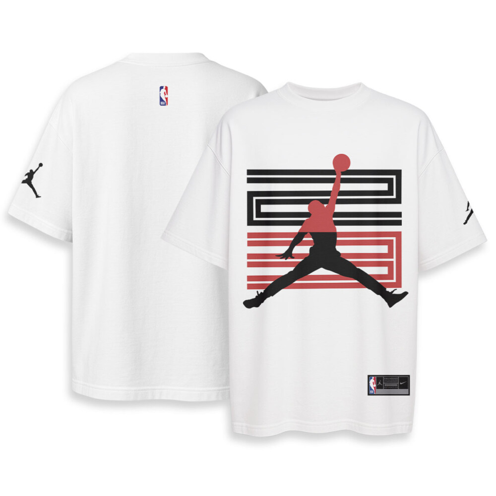 JORDAN - Boxy Drop-Shoulder Tee - Streetwear Fashion