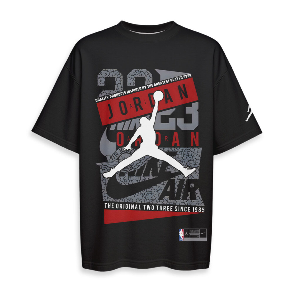 JORDAN - Boxy Drop-Shoulder Tee - Streetwear Fashion