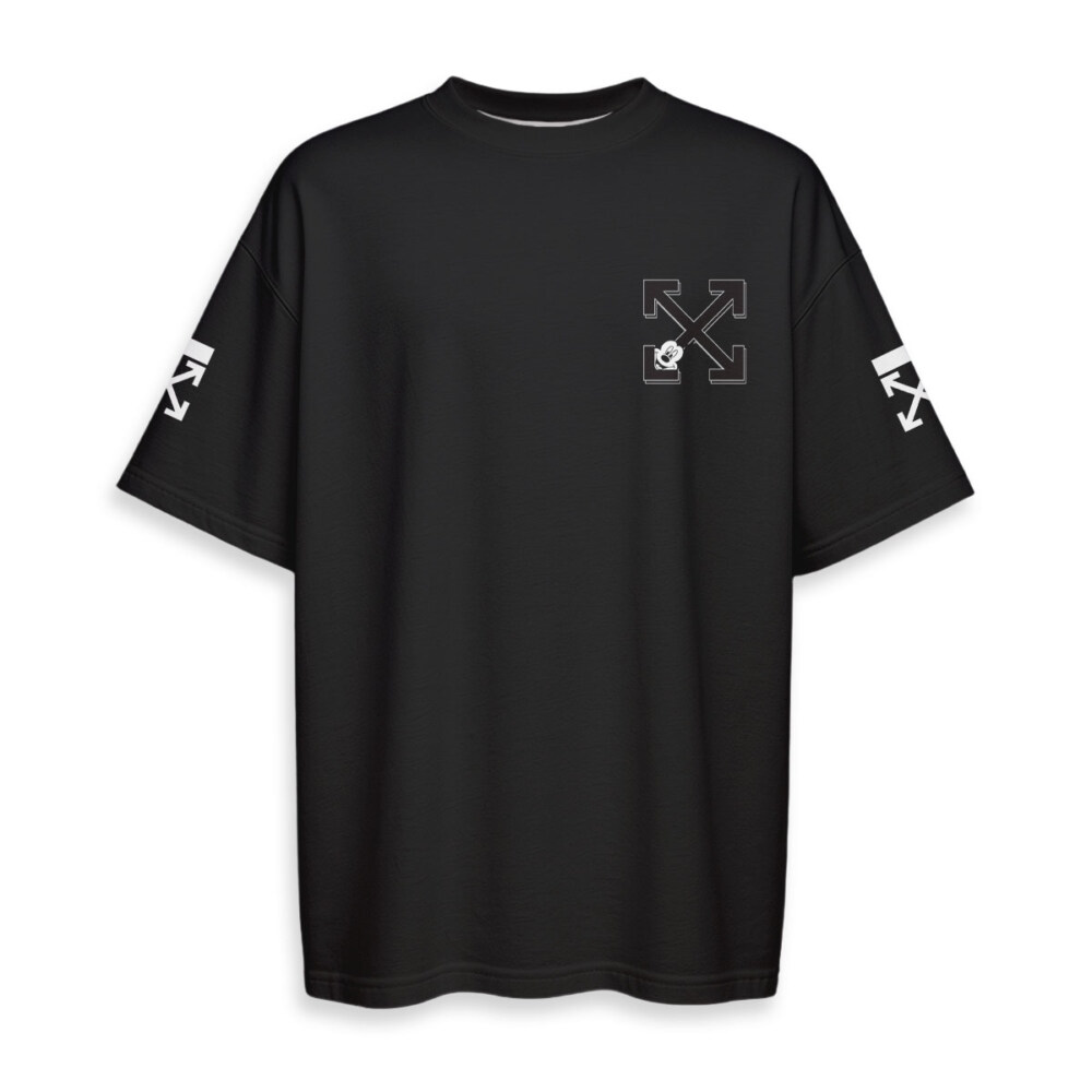 OFF WHITE x Disney - Boxy Drop-Shoulder Tee - Streetwear Fashion