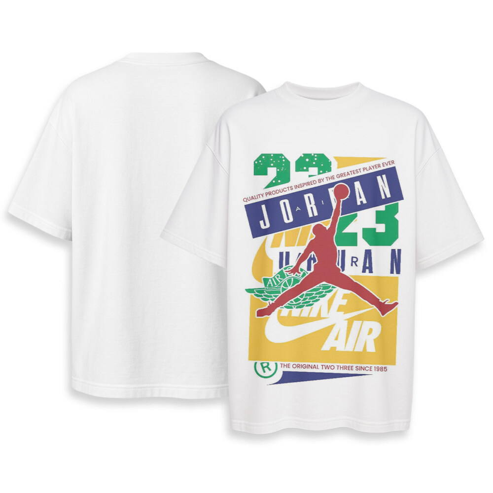 JORDAN - Boxy Drop-Shoulder Tee - Streetwear Style