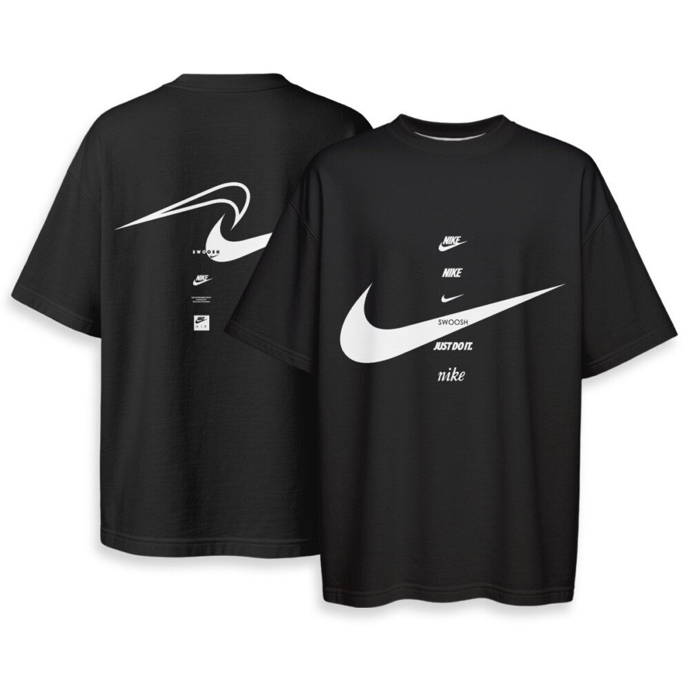 NIKE - Boxy Drop-Shoulder Tee - Streetwear Style