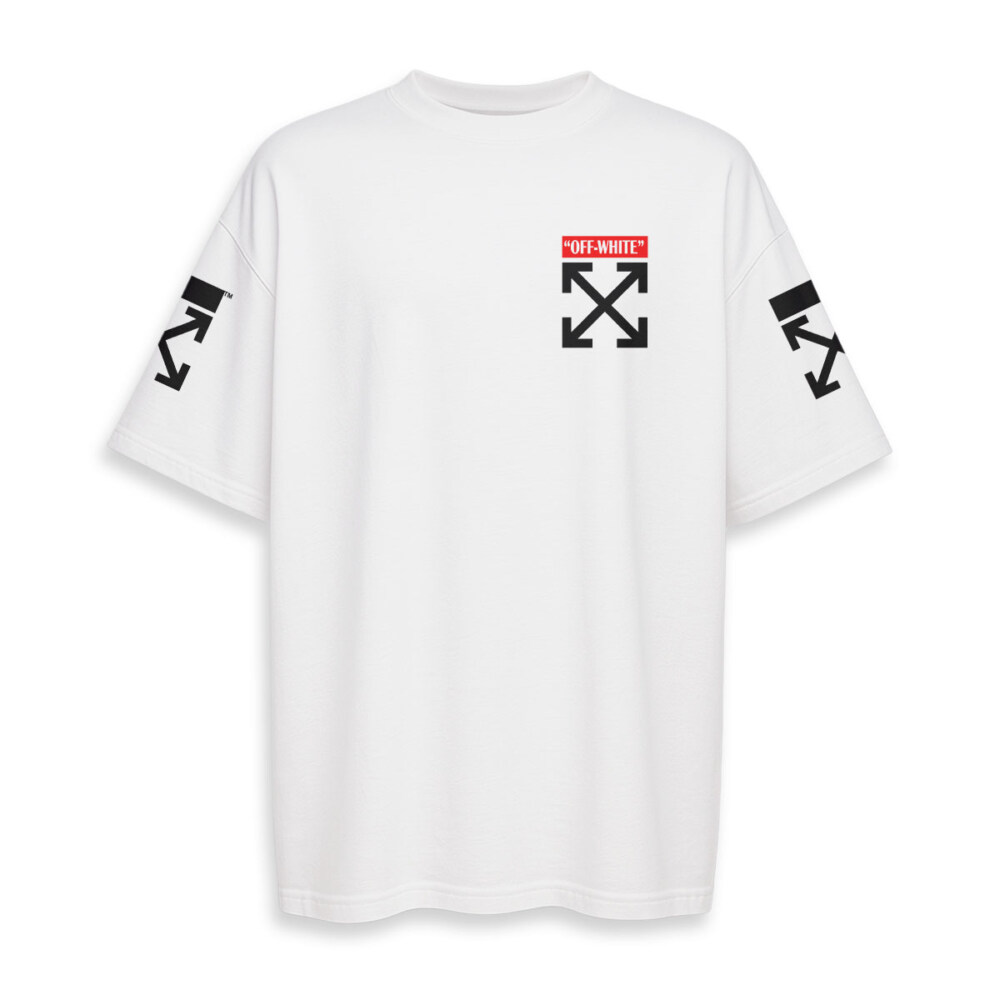 OFF WHITE x Bart Simpson - Boxy Drop-Shoulder Tee - Streetwear Fashion