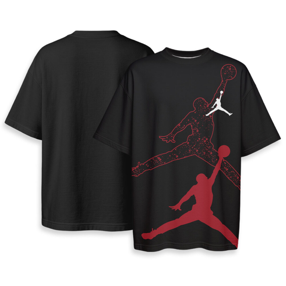 JORDAN - Boxy Drop-Shoulder Tee - Streetwear Fashion