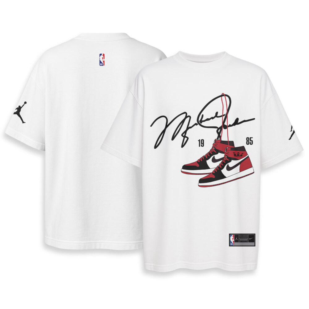 JORDAN Sneaker - Boxy Drop-Shoulder Tee - Streetwear Fashion