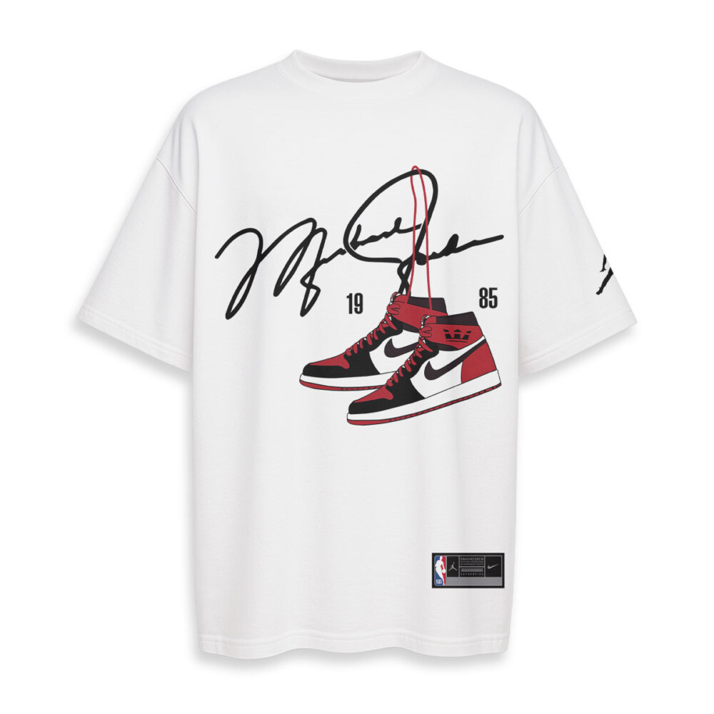 JORDAN Sneaker - Boxy Drop-Shoulder Tee - Streetwear Fashion