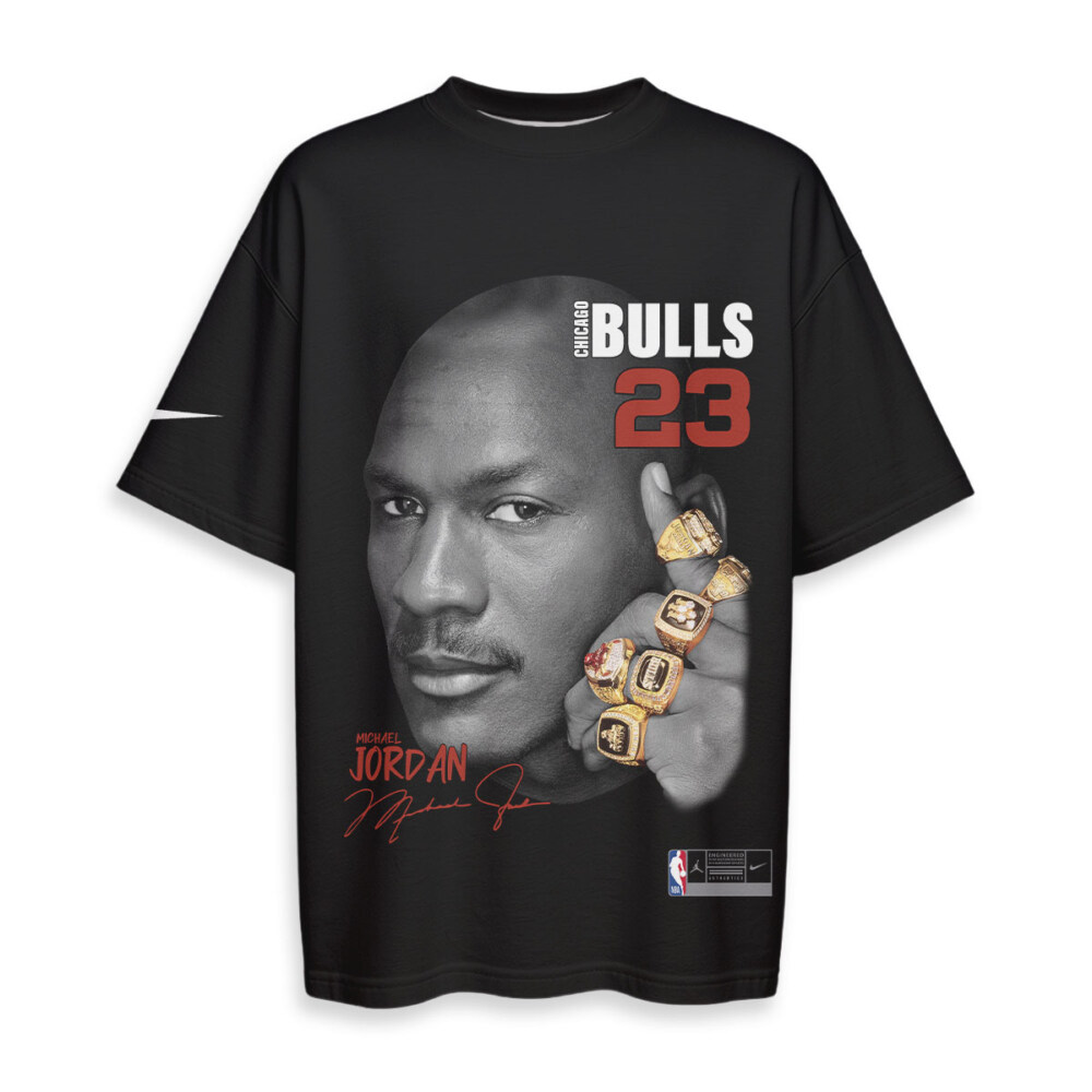 Michael Jordan - Boxy Drop-Shoulder Tee - Streetwear Fashion