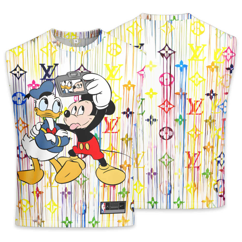Mickey Mouse x Donald Duck x LOUIS VUITTON - Men's Premium Tank - Regular Fit