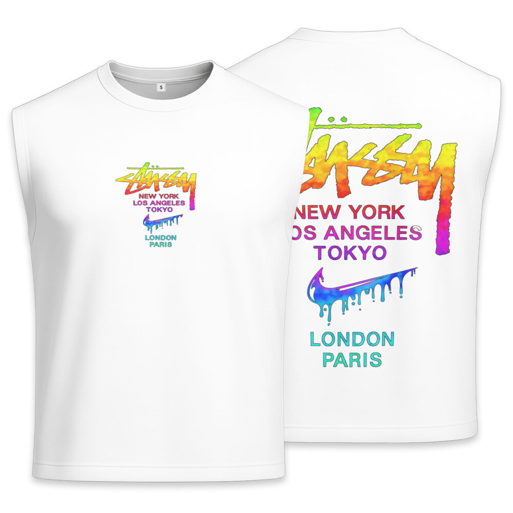 STUSSY, NIKE - Men's Premium Tank - Regular Fit