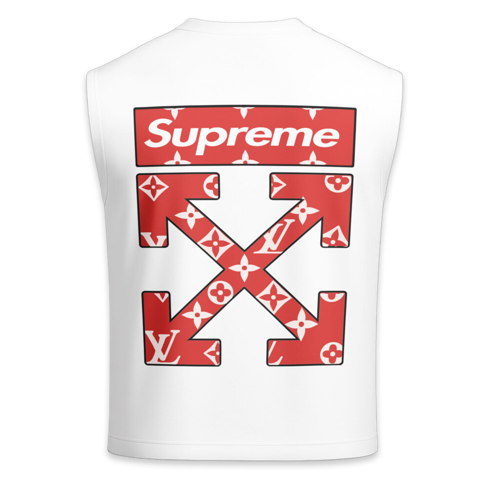Off White x Supreme x Kaws - Men's Premium Tank - Regular Fit