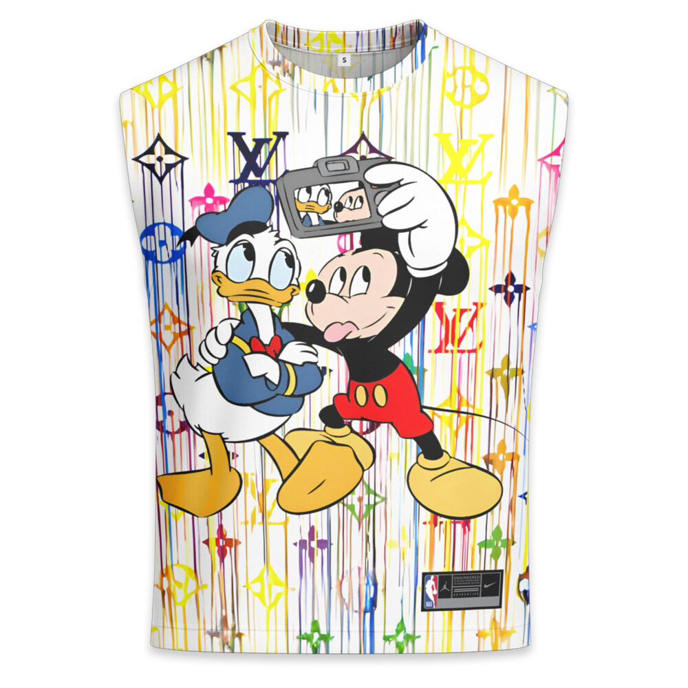 Mickey Mouse x Donald Duck x LOUIS VUITTON - Men's Premium Tank - Regular Fit