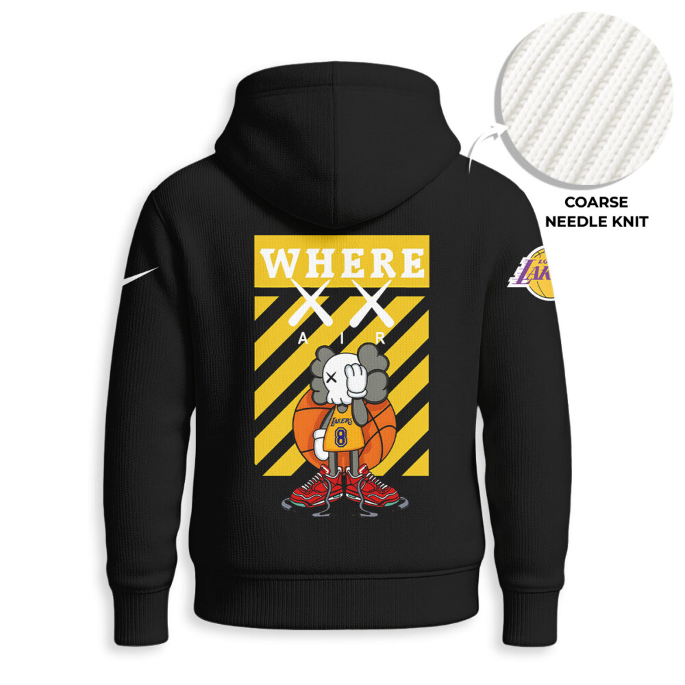 OFF WHITE, Kaws, Kobe Bryant - Knitted Unisex Hoodie