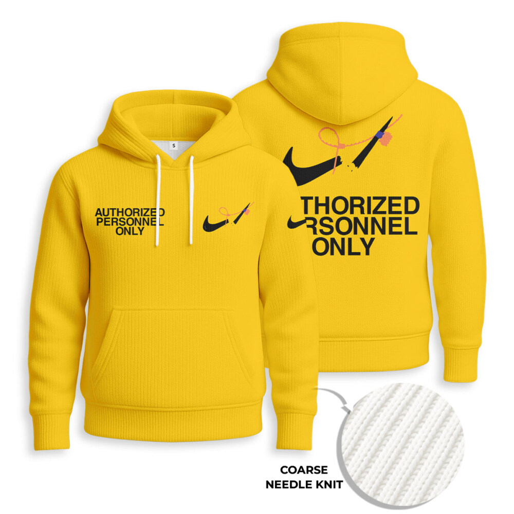 NIKE OFF WHITE - Knitted Unisex Hoodie