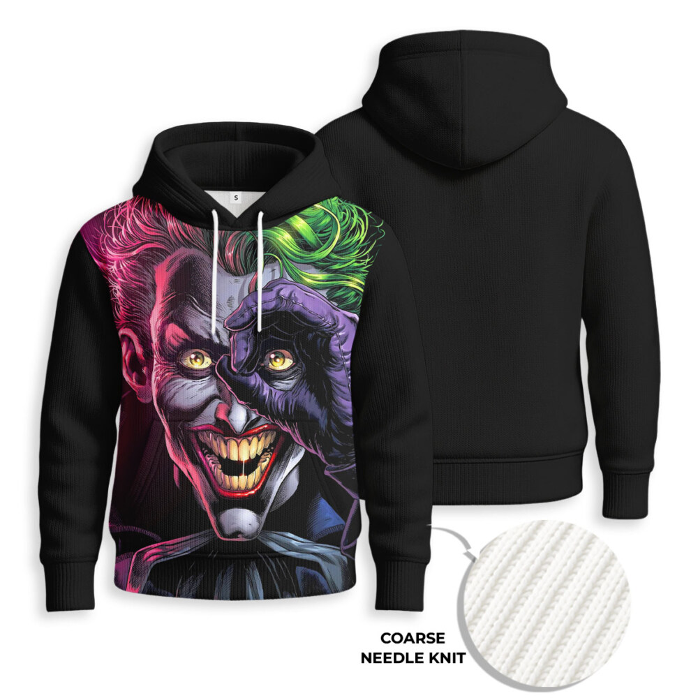 Joker - Knitted Unisex Hoodie