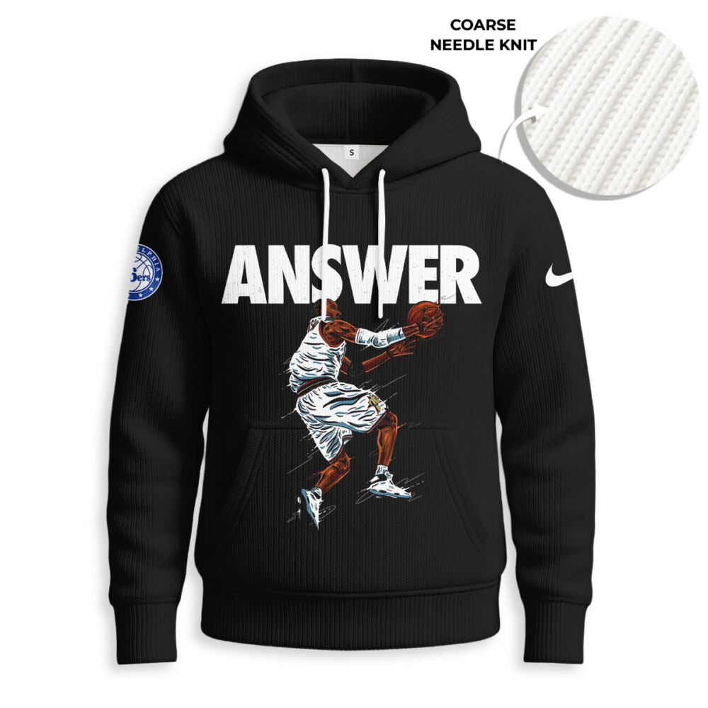 Allen Iverson - Knitted Unisex Hoodie