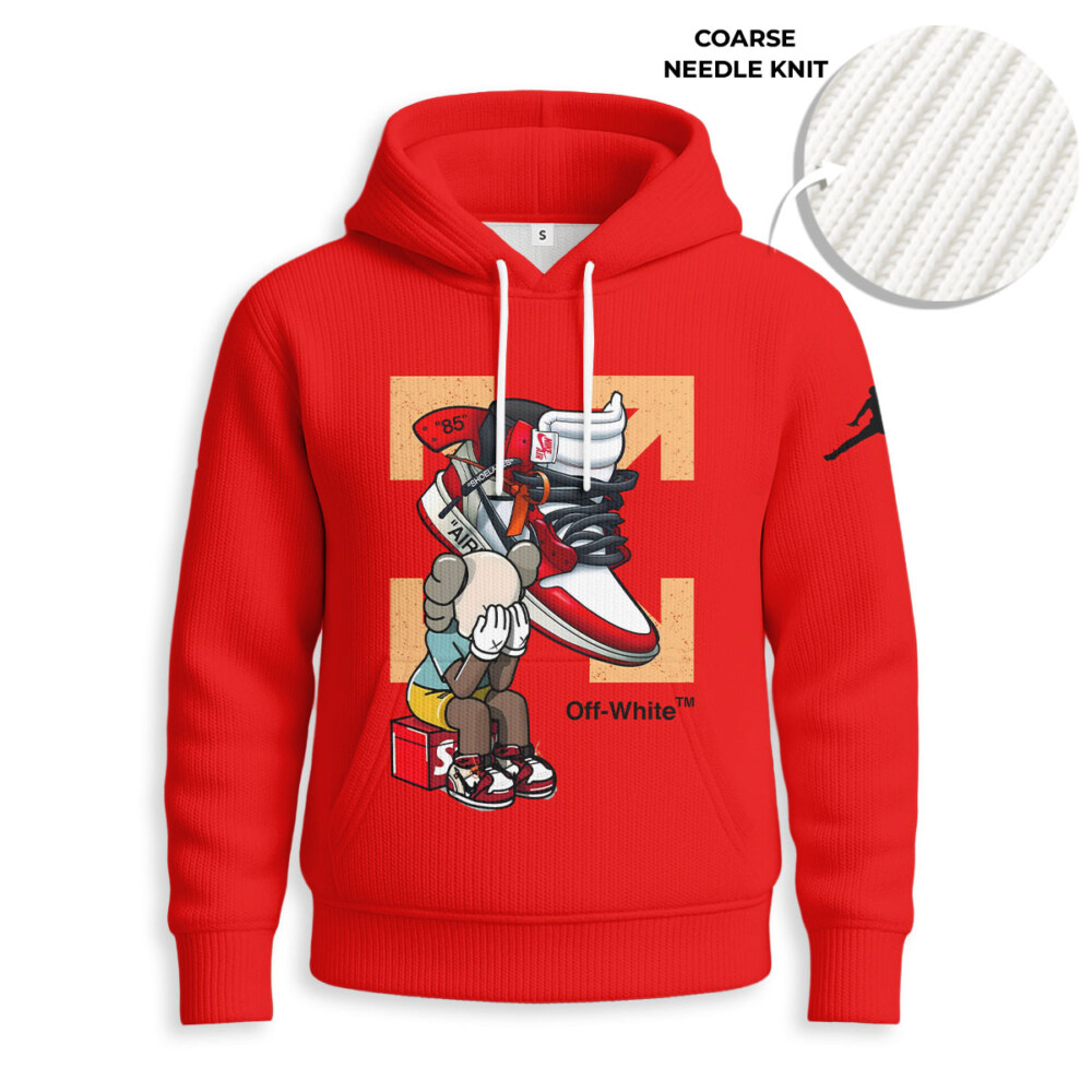 NIKE, Air JORDAN, OFF WHITE, Kaws - Knitted Unisex Hoodie