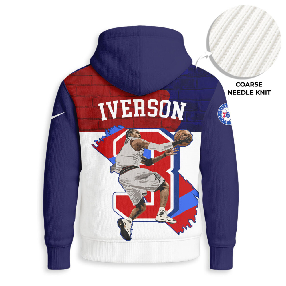 Allen Iverson - Knitted Unisex Hoodie