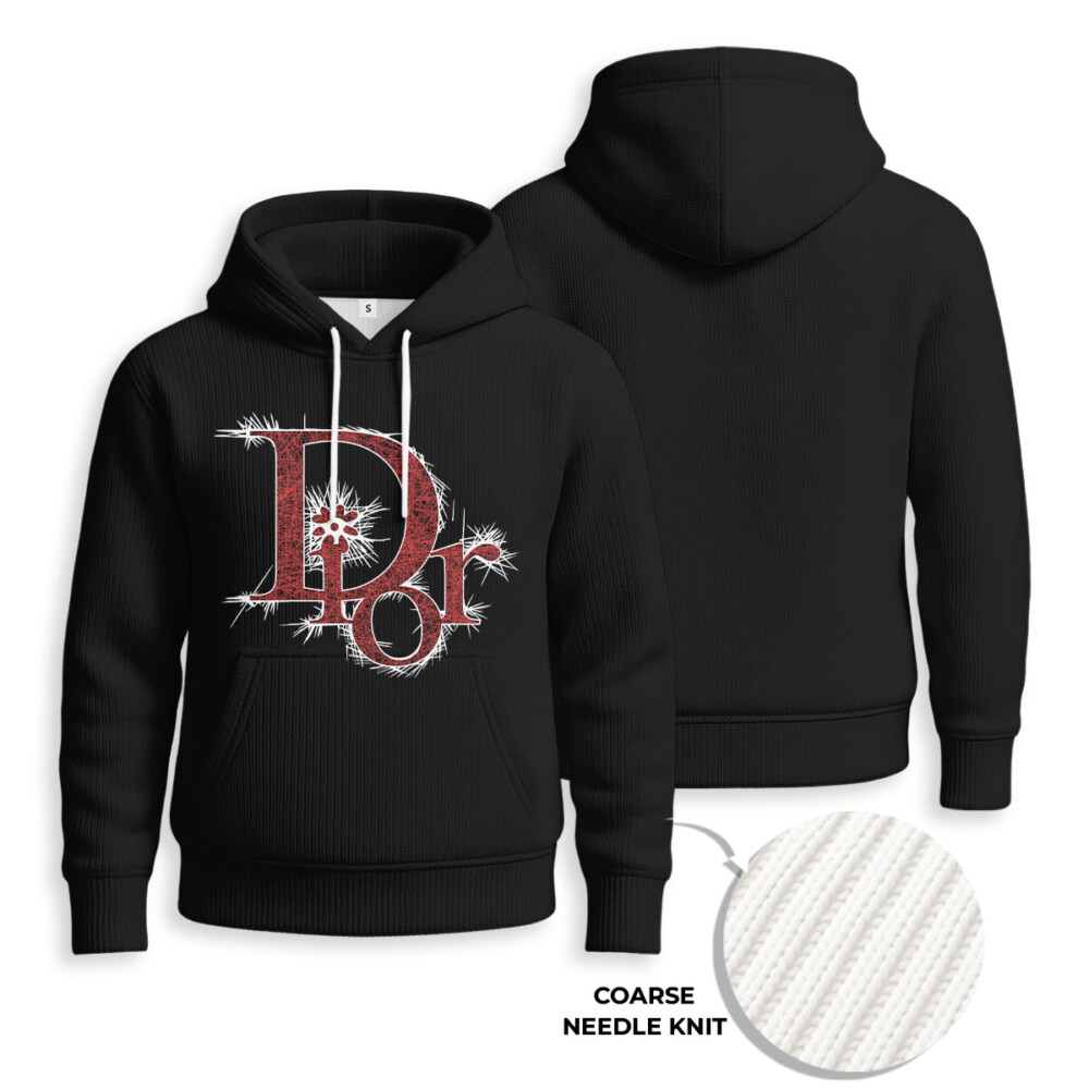 DIOR Christmas - Knitted Unisex Hoodie