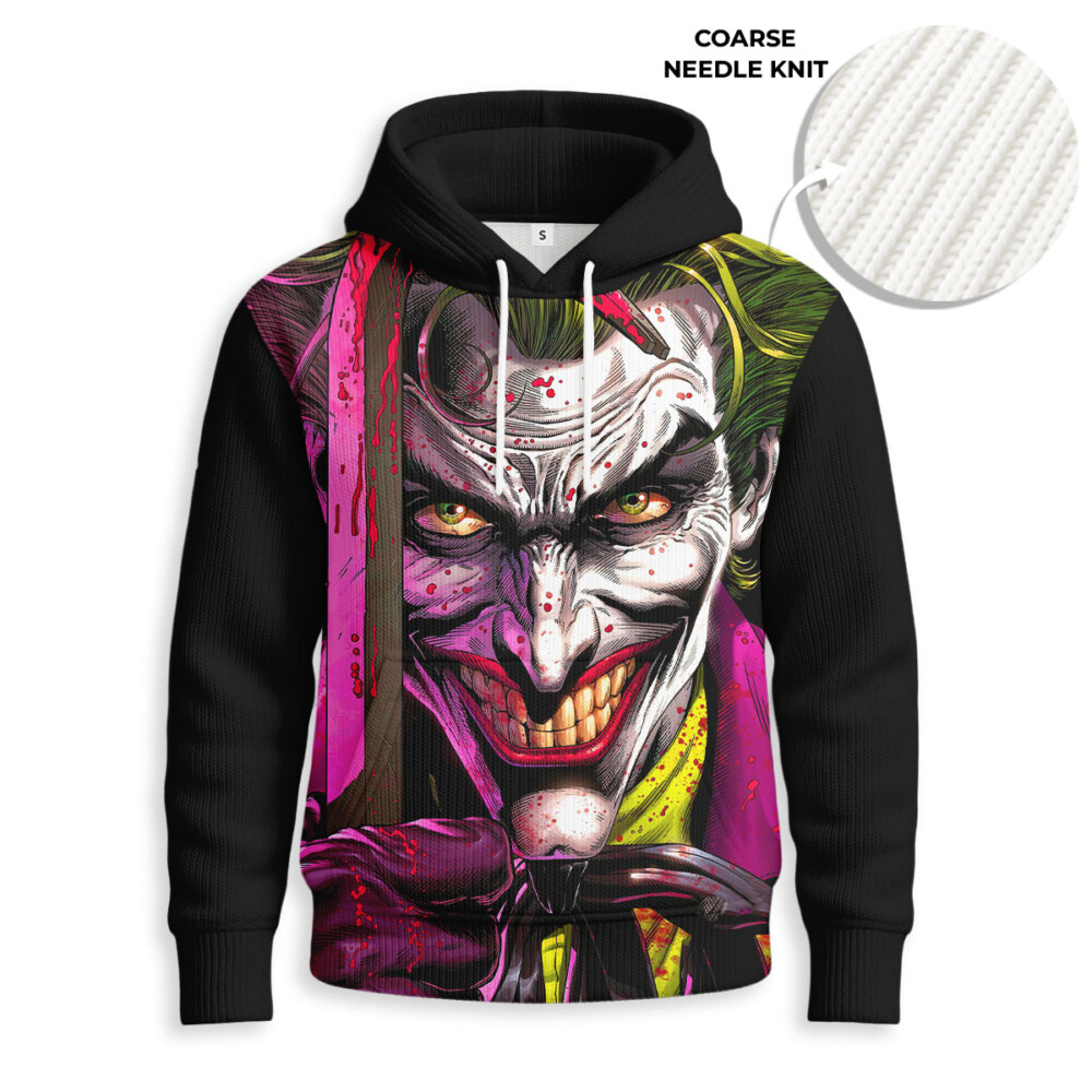 Joker - Knitted Unisex Hoodie