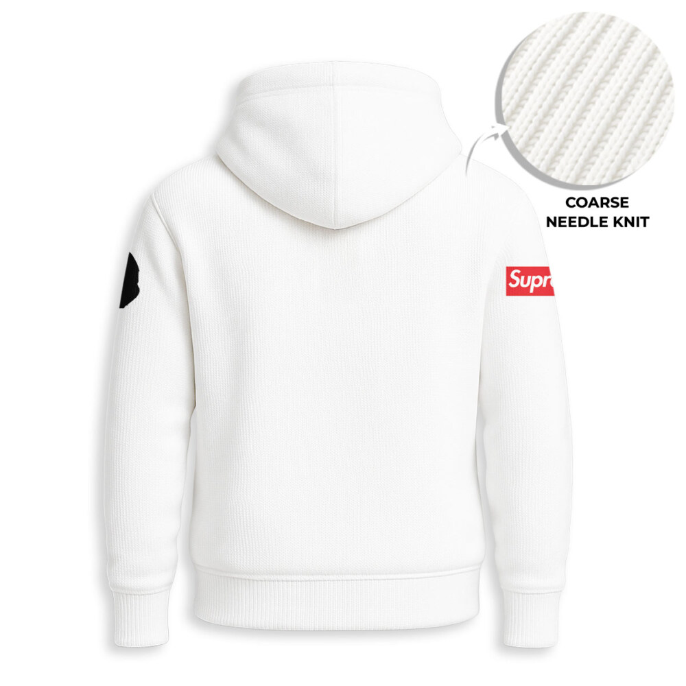 Bart Simpson, SUPREME, Bape - Knitted Unisex Hoodie