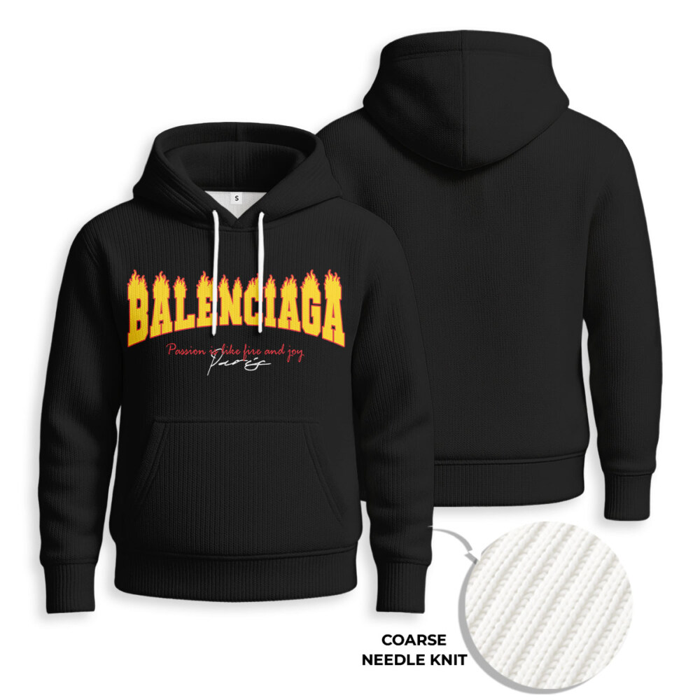BALENCIAGA - Knitted Unisex Hoodie
