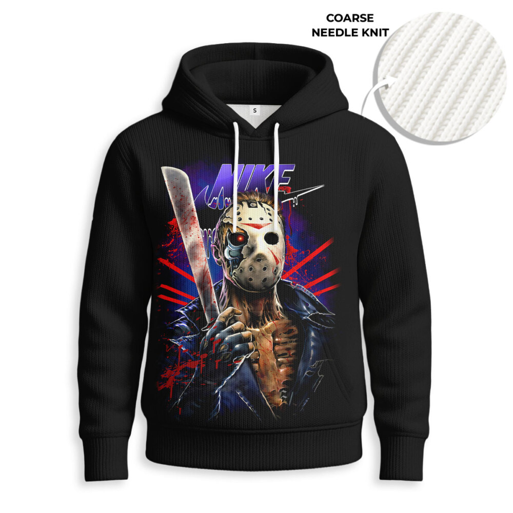 NIKE, Halloween Horror Friday - Knitted Unisex Hoodie