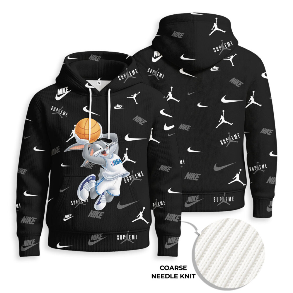 NBA, NIKE, SUPREME - Knitted Unisex Hoodie