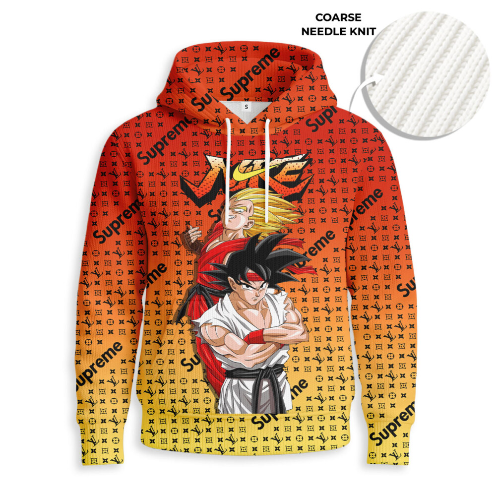 NIKE, Dragon ball - Knitted Unisex Hoodie