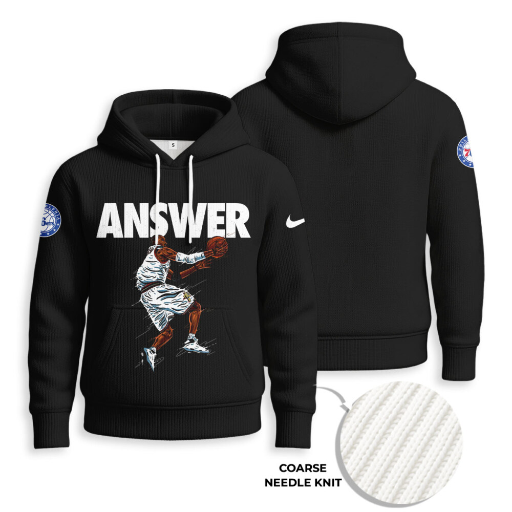 Allen Iverson - Knitted Unisex Hoodie
