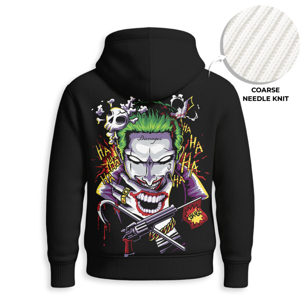Joker - Knitted Unisex Hoodie