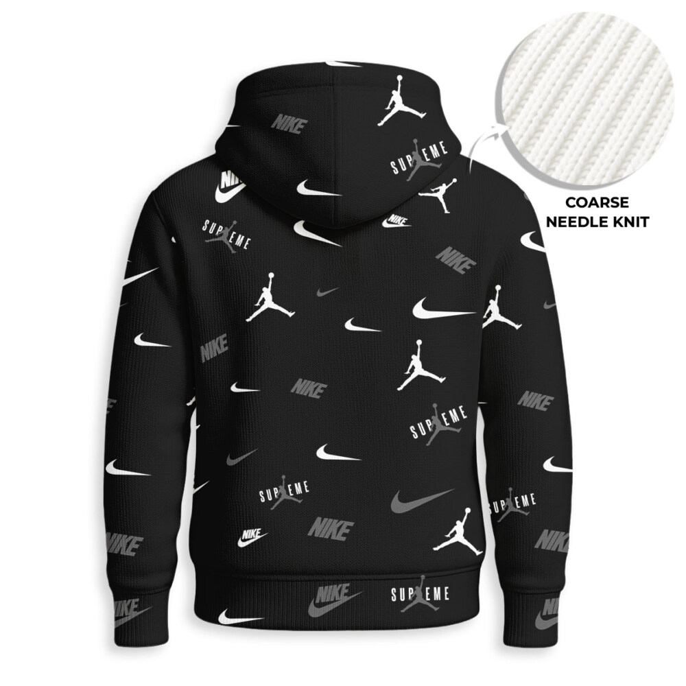 NBA, NIKE, SUPREME - Knitted Unisex Hoodie