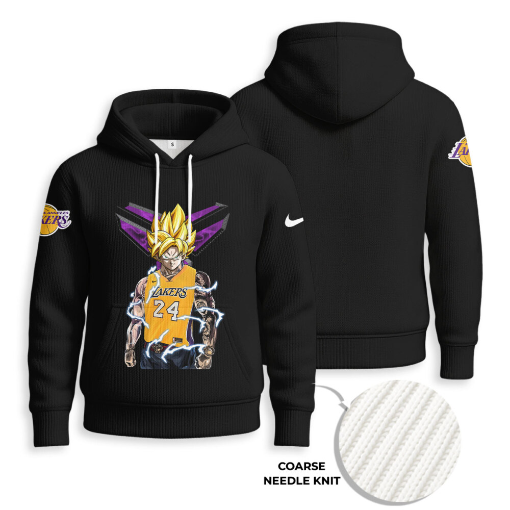 Goku, Kobe Bryant - Knitted Unisex Hoodie
