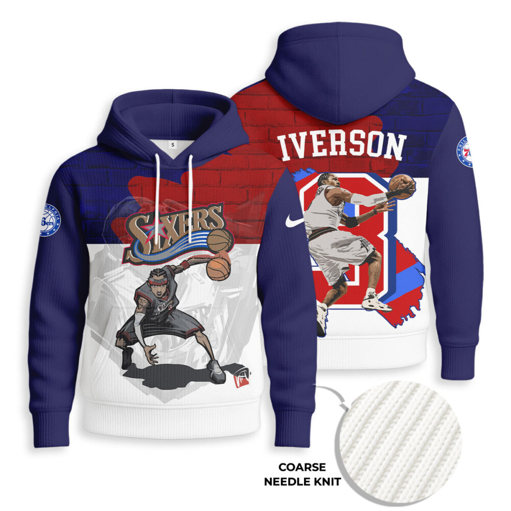 Allen Iverson - Knitted Unisex Hoodie