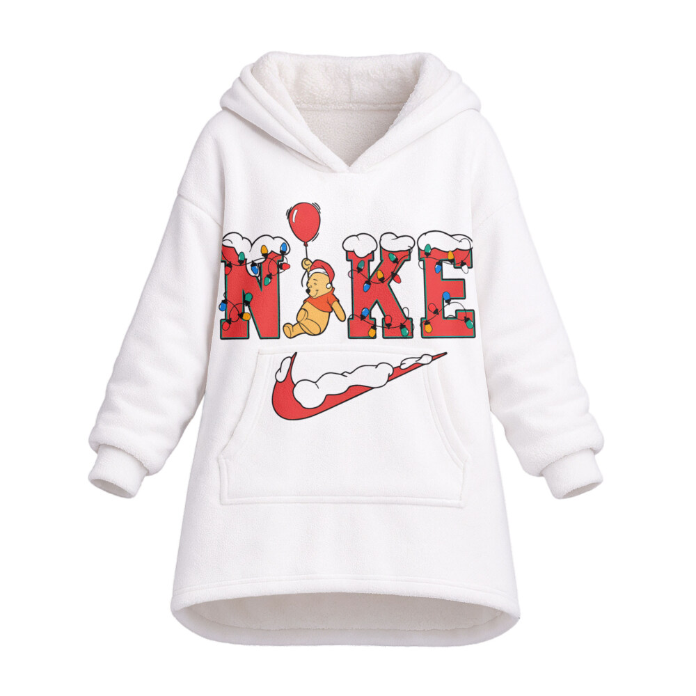 NIKE, Pooh Bear Christmas - Oodie Blanket Hoodie
