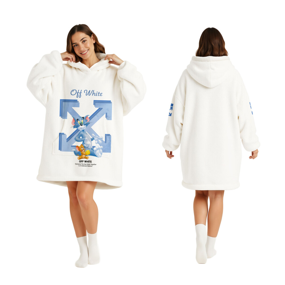 OFF WHITE, Tom and Jerry - Oodie Blanket Hoodie