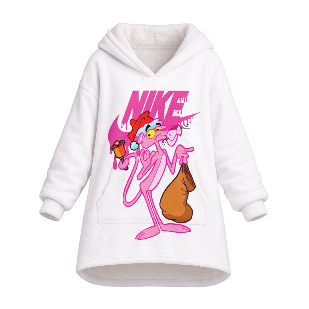 NIKE, Pink Panther Christmas - Oodie Blanket Hoodie