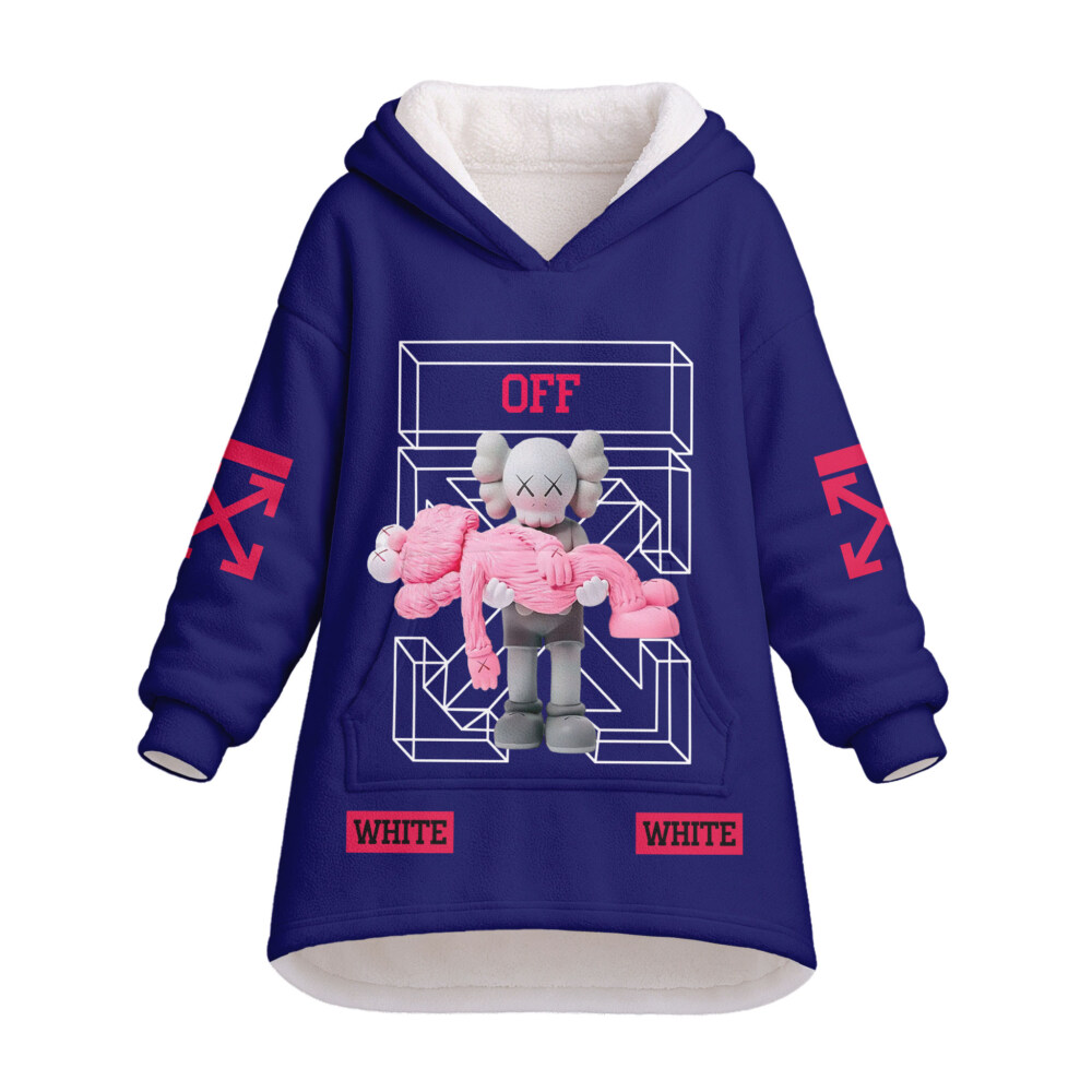 OFF WHITE, Kaws - Oodie Blanket Hoodie