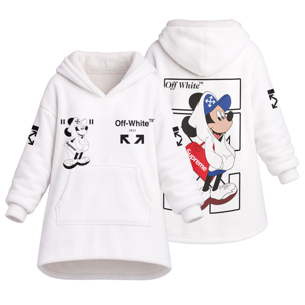 OFF WHITE, Mickey Mouse - Oodie Blanket Hoodie