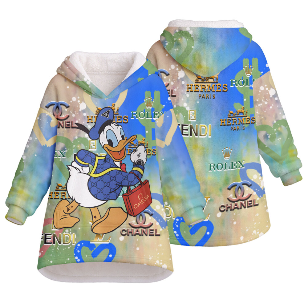 Luxury Brand, Donald Duck - Oodie Blanket Hoodie