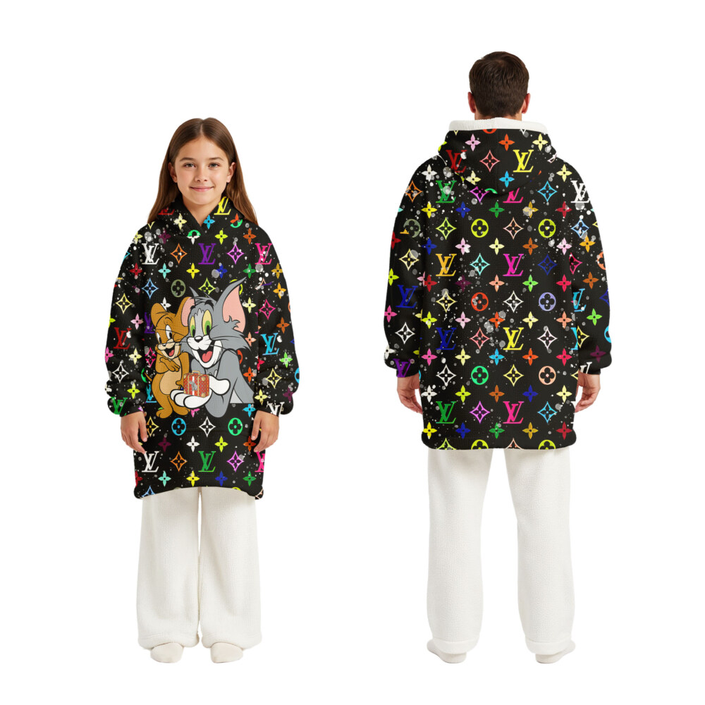 LOUIS VUITTON, Tom and Jerry - Oodie Blanket Hoodie