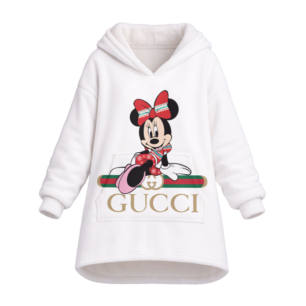 Fashion Minnie mouse Christmas - Oodie Blanket Hoodie