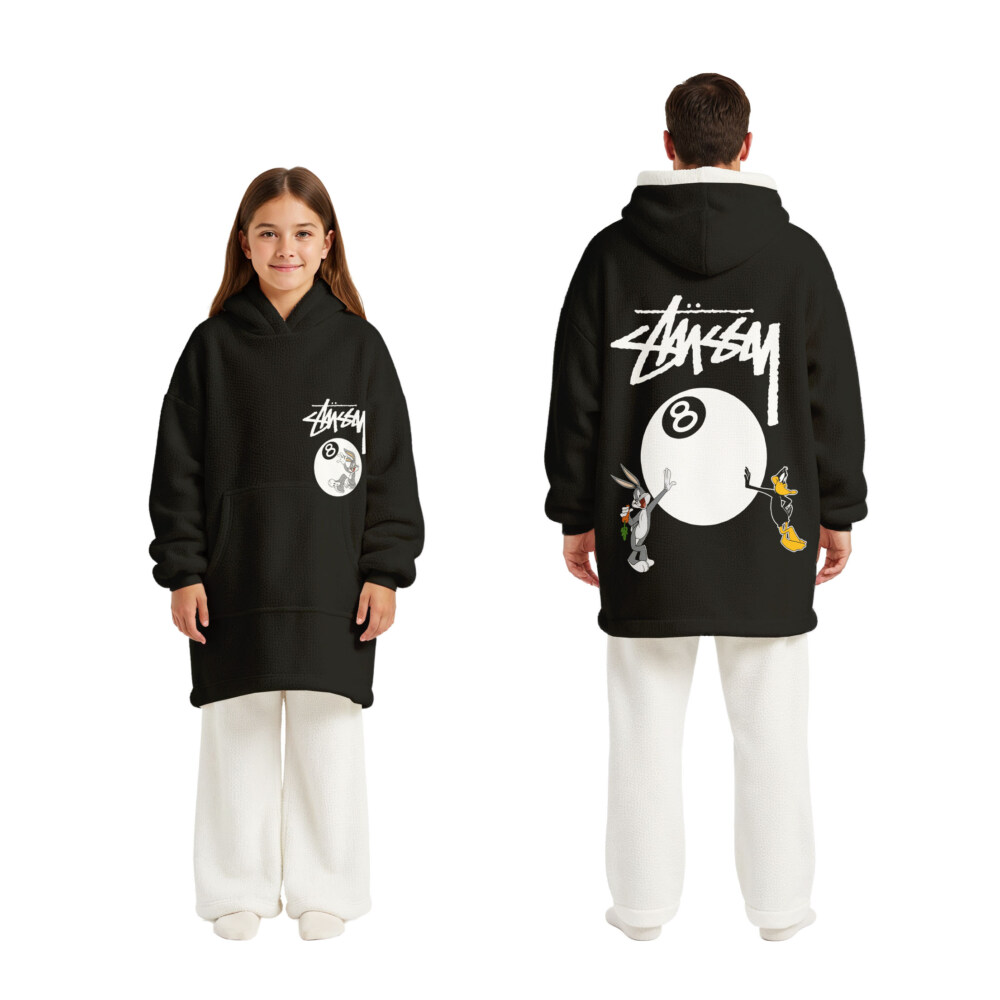 STUSSY, Bunny Rabbit - Oodie Blanket Hoodie