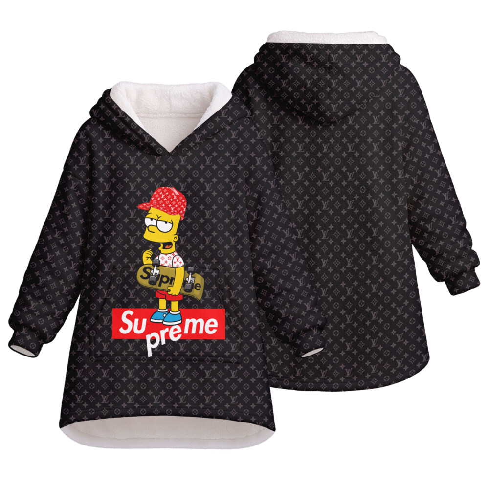 SUPREME, Bart Simpson - Oodie Blanket Hoodie