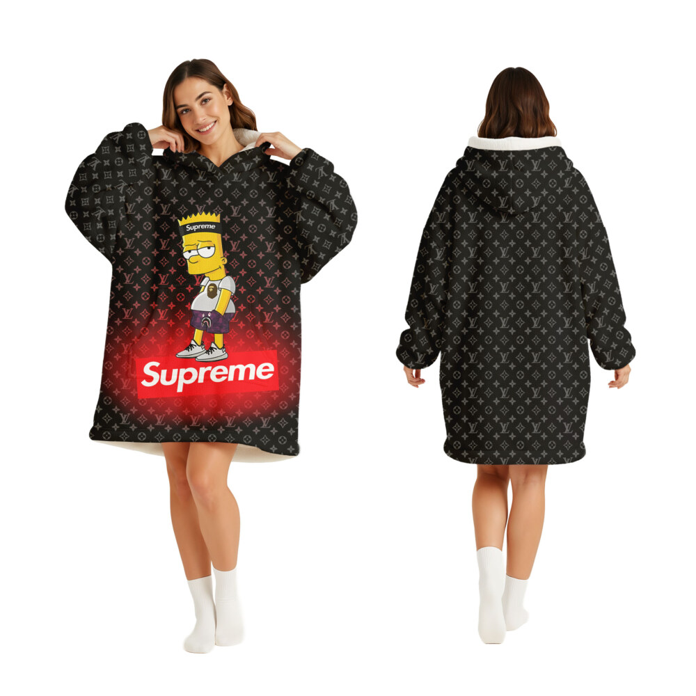 Bart Simpson, SUPREME - Oodie Blanket Hoodie