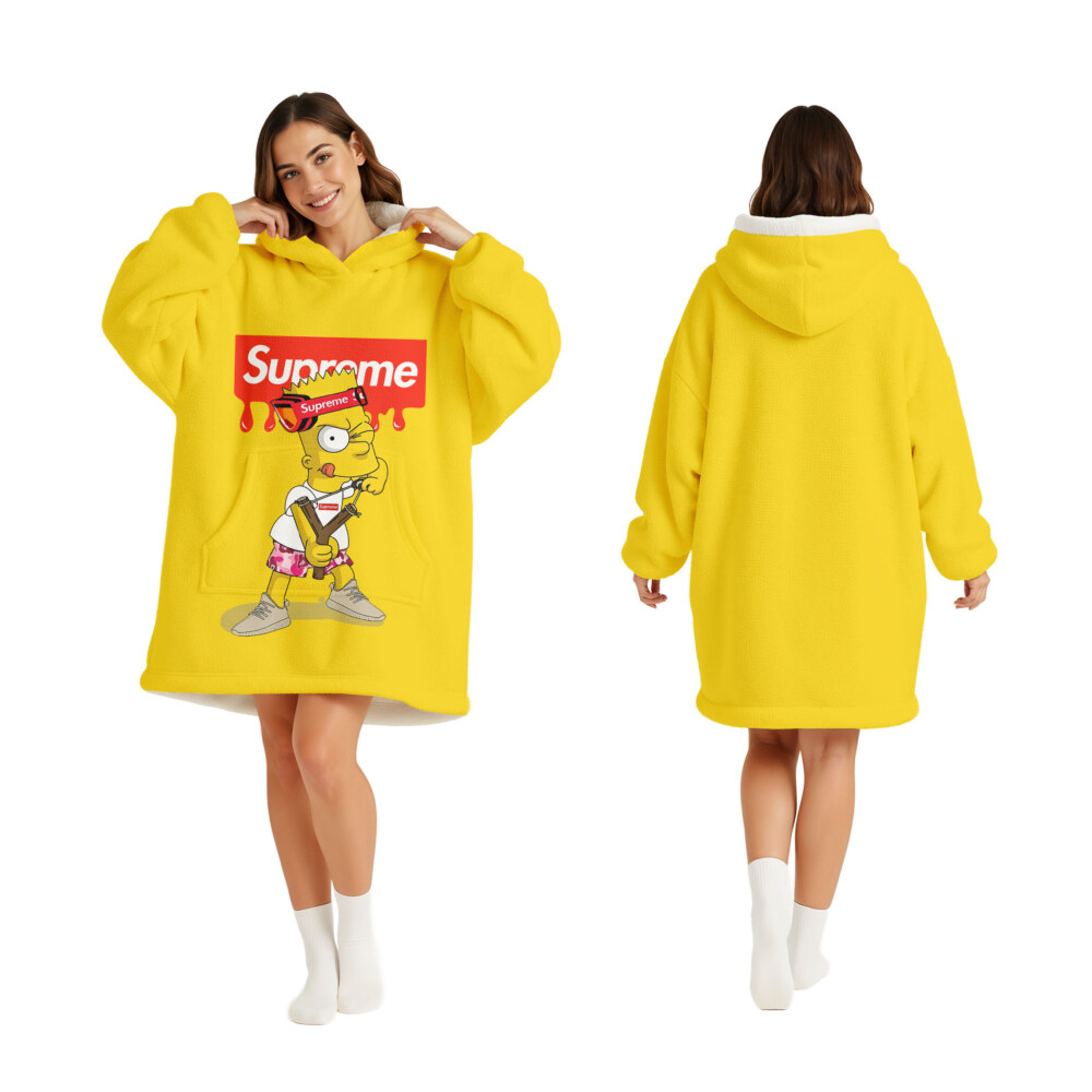 SUPREME, Bart Simpson - Oodie Blanket Hoodie