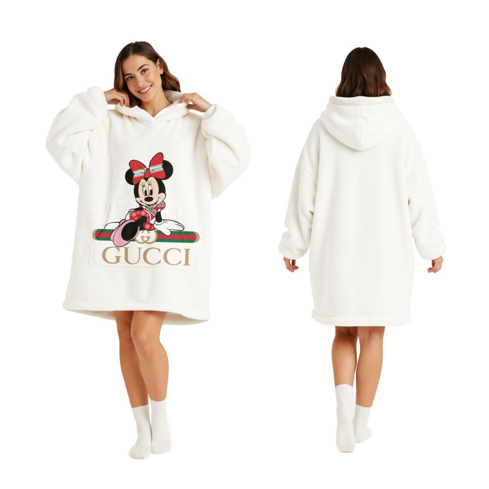 Fashion Minnie mouse Christmas - Oodie Blanket Hoodie