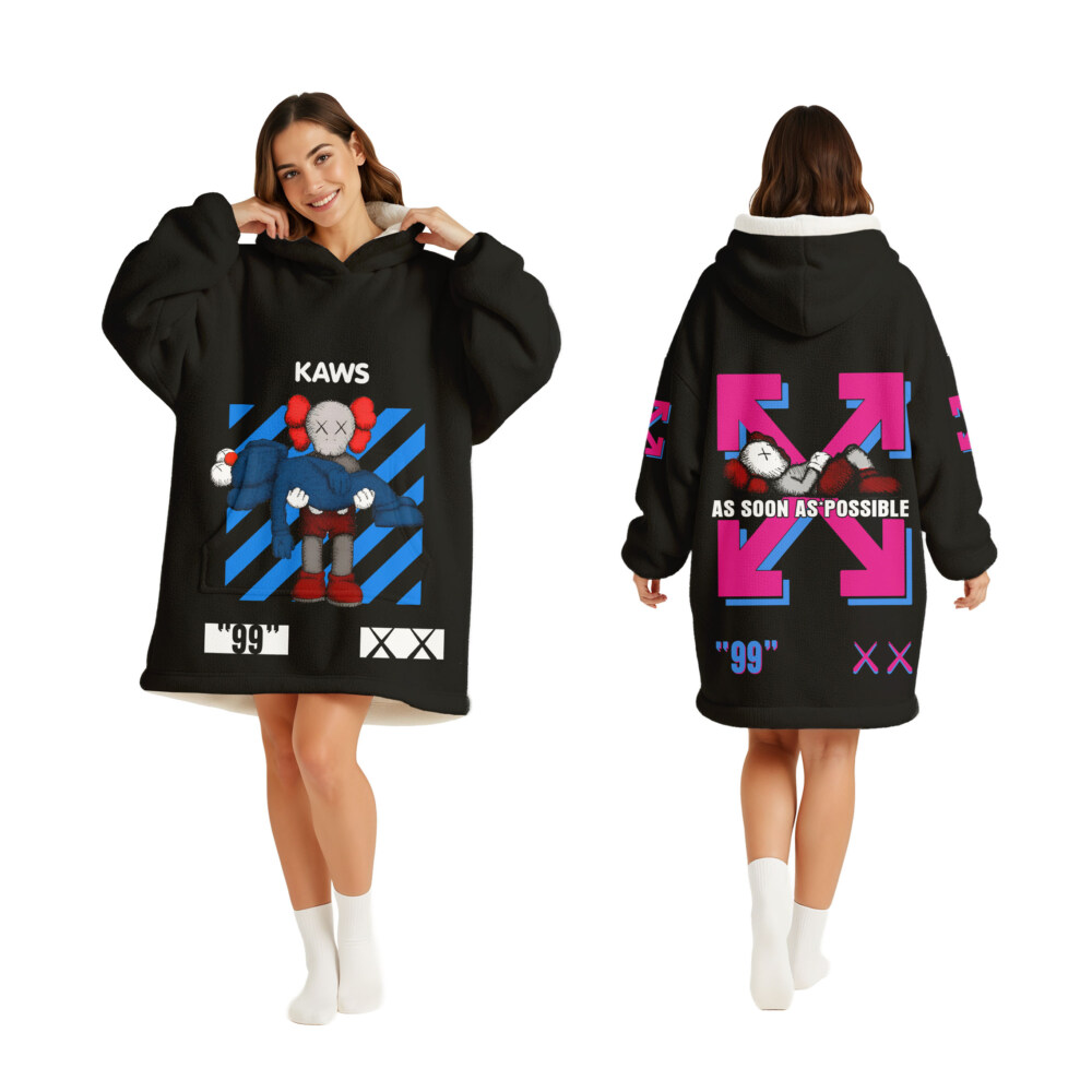 OFF WHITE, Kaws - Oodie Blanket Hoodie