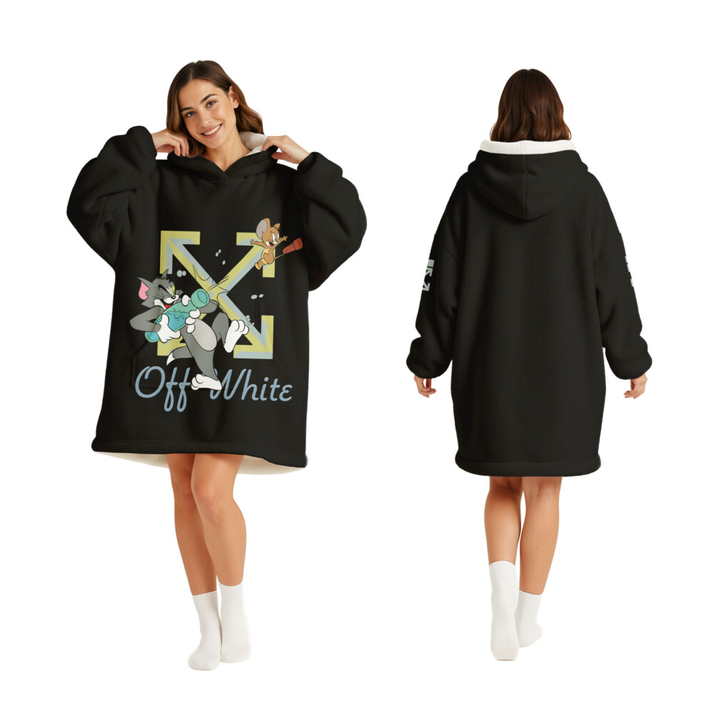 OFF WHITE, Tom and Jerry - Oodie Blanket Hoodie
